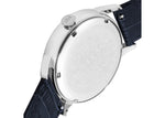 Heritage Blue Leather Stainless Steel Men's Watch